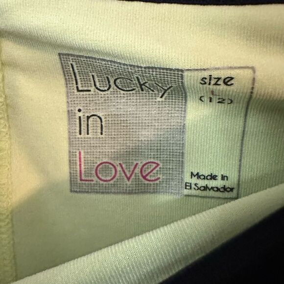 Lucky in Love Tennis Golf Pep Rally Skirt Special Edition Women Size L - Picture 5 of 6